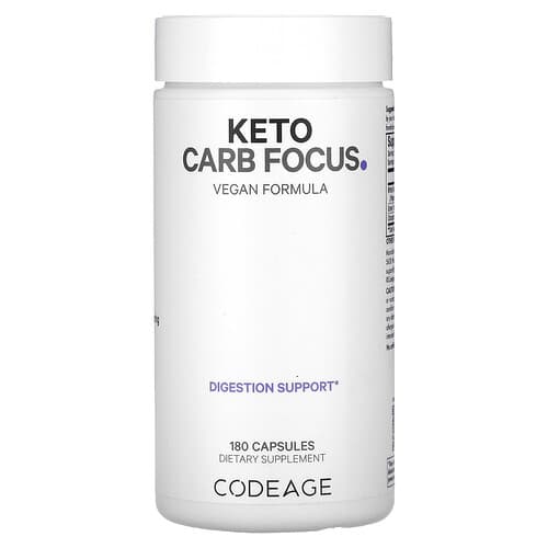 Codeage, Keto Carb Focus, 180 kapslit
