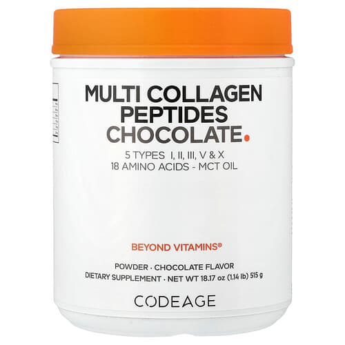 Codeage, Multikollageenipeptiidide pulber, šokolaad, 515 g