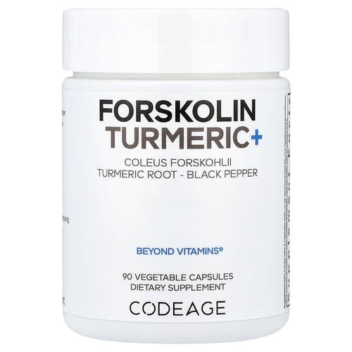 Codeage, Forskolin Kurkum+, 90 taimset kapslit