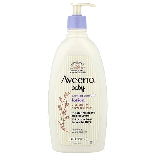 Aveeno, Beebi, Calming Comfort® kreem, lavendel ja vanill, 532 ml