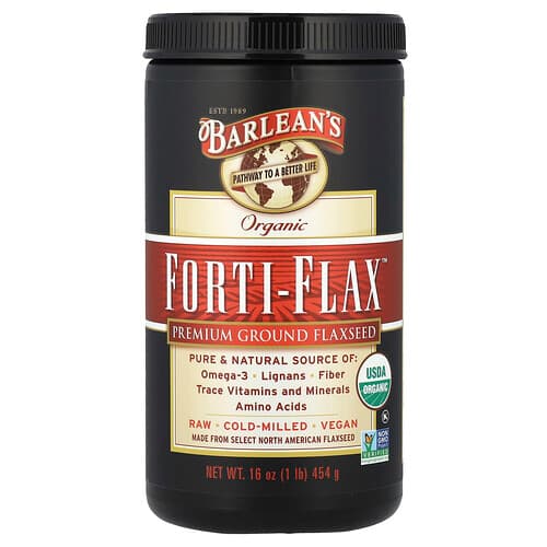 Barlean's, Orgaaniline Forti-Flax™, jahvatatud esmaklassiline linaseemneõli, 454 g