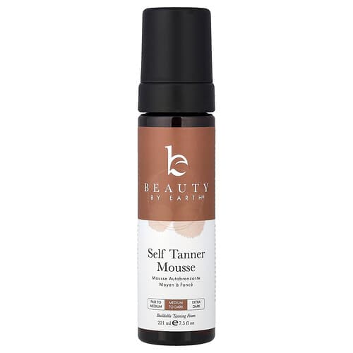 Beauty By Earth, Isepruunistav vaht, keskmine kuni tume, 7,5 fl oz (222 ml)