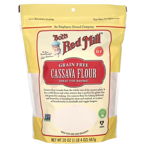 Bob's Red Mill, Maniokijahu, teraviljavaba, 567 g