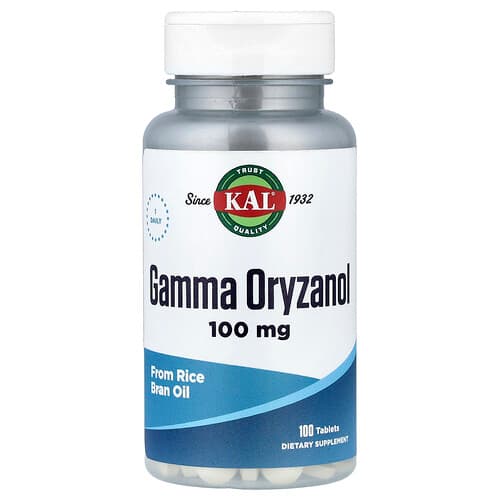 KAL, Gamma Oryzanol, 100 mg, 100 tabletti