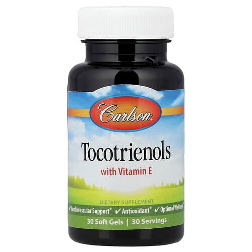 Carlson, Tokotrienoolid E-vitamiiniga, 30 pehmet kapslit