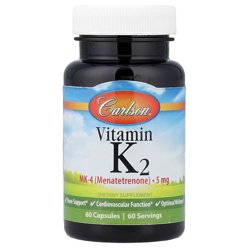 Carlson, K2-vitamiin, 5 mg, 60 kapslit