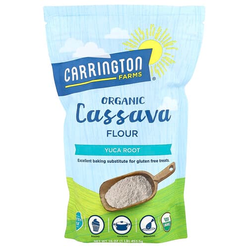 Carrington Farms, Orgaaniline maniokijahu, yuca juur, 453,5 g