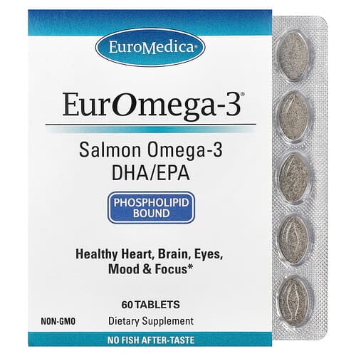 EuroMedica, EurOmega-3®, 60 tabletti
