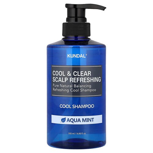Kundal, Värskendav ja jaheda peanaha šampoon, Aqua Mint, 500 ml