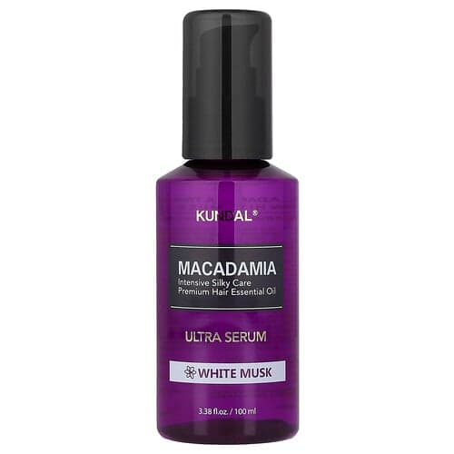 Kundal, Macadamia Ultra juukseseerum, valge muskus, 100 ml