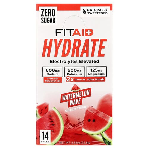 FITAID, Hüdreeriv, arbuusilaine, 14 pulka, 5,2 g