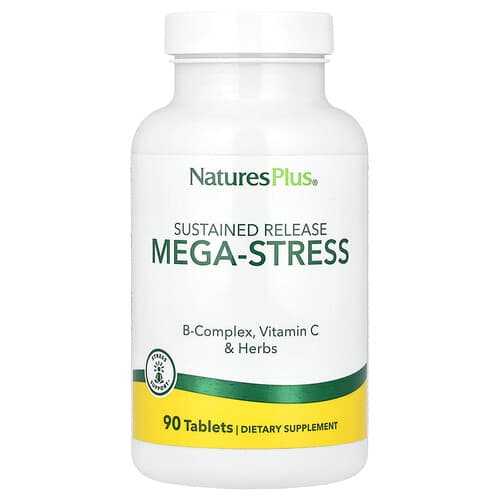 NaturesPlus, Pikaajalise vabanemisega Mega-Stress, 90 tabletti