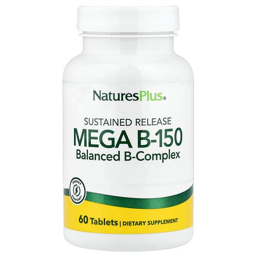 NaturesPlus, Mega B-150, pikatoimeline, 60 tabletti