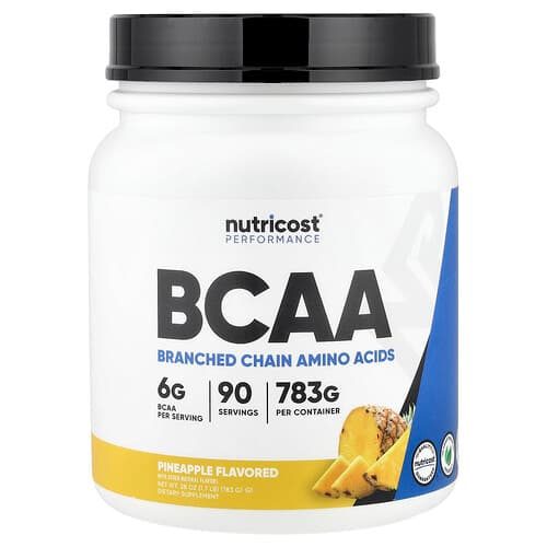 Nutricost, Performance, BCAA, ananass, 783 g