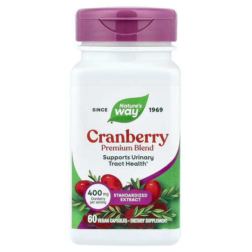 Nature's Way, Jõhvikas, 400 mg, 60 vegankapslit