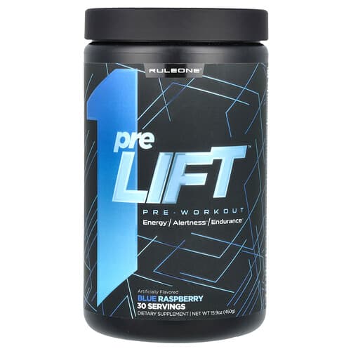 Rule One Proteins, preLIFT, treeningueelne, sinine vaarikas, 450 g