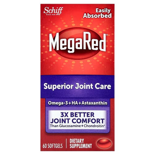 Schiff, MegaRed®, ülim liigesehooldus, 60 pehmet kapslit