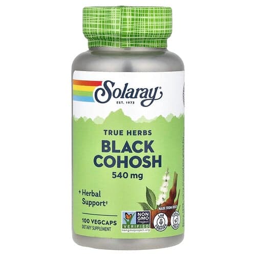 Solaray, Tõelised ürdid, must Cohosh, 540 mg, 100 VegCaps