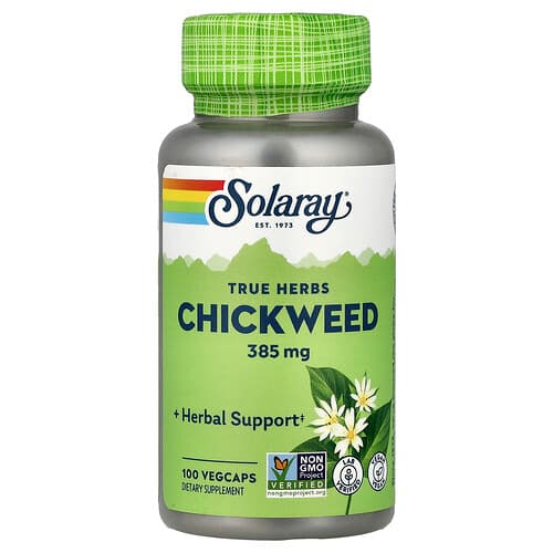 Solaray, Tõelised ürdid, kikerlill, 385 mg, 100 VegCaps
