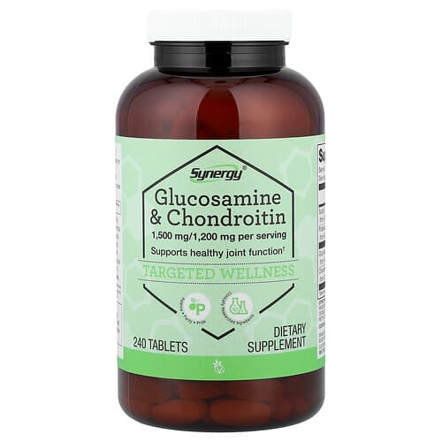 Vitacost, Synergy®, glükoosamiin ja kondroitiin, 240 tabletti