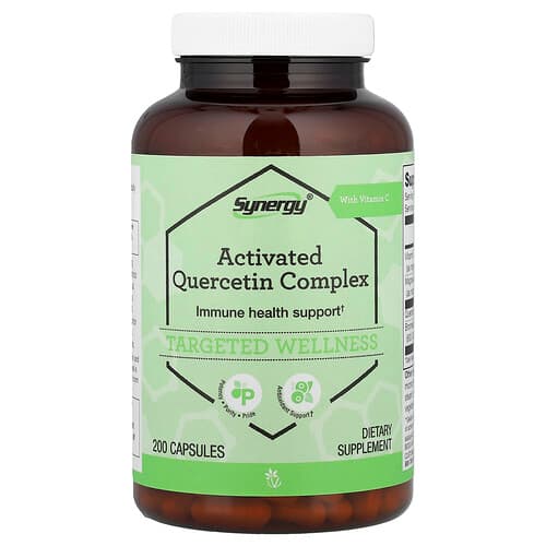 Vitacost, Aktiveeritud kvertsetiinikompleks C-vitamiiniga, 200 kapslit