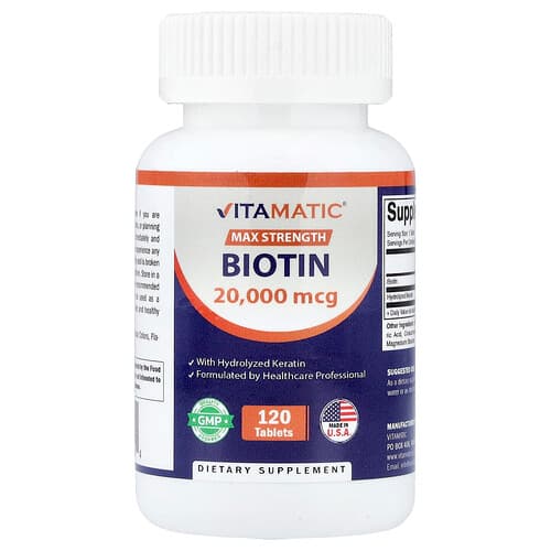 Vitamatic, Biotiin hüdrolüüsitud keratiiniga, 120 tabletti