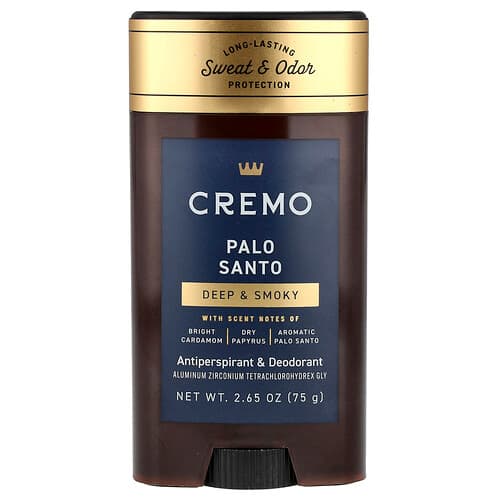 Cremo, Higistamisvastane ja deodorant, Palo Santo, 75 g