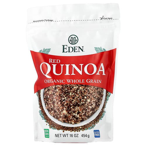 Eden Foods, Orgaaniline täisteraviljast punane kinoa, 454 g