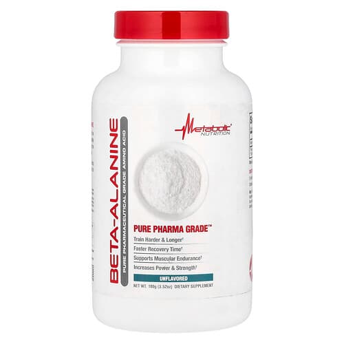 Metabolic Nutrition, Beeta-alaniin, maitsestamata, 3.52 untsi (100 g)
